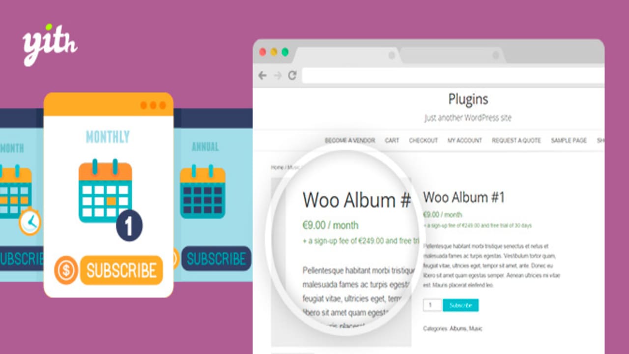 YITH Woocommerce Subscription Pro