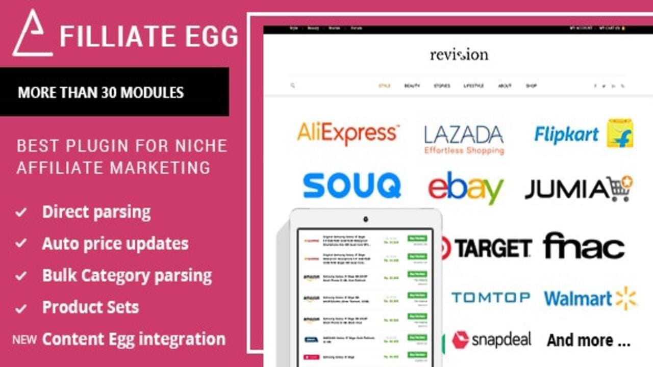 Descargar Affiliate Egg Pro Plugins-Wp