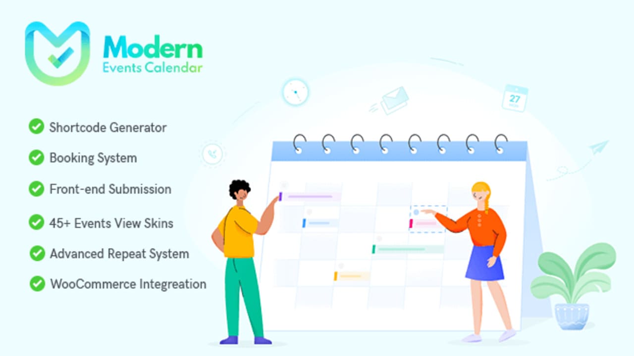 Descargar Webnus Modern Events Calendar Pro PLugins-WP
